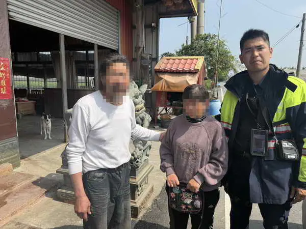 失智婦迷途徘徊台一線雲林縣警察局斗六分局莿桐分駐所暖警協助返家
