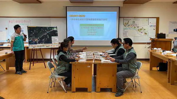奧萬大防災演練啟動1