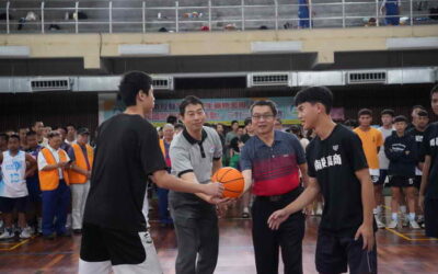 宣導全民國防及校園反毒 南投高中辦理全縣校園三對三籃球鬥牛競賽