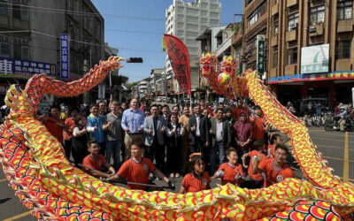 山城賀喜! 新人踩街、新丁對歲 「2024台中東勢新丁粄節」盛大登場