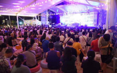 巧咖節嘻哈放電演唱會吸人潮 煙火、無人機照亮夜空