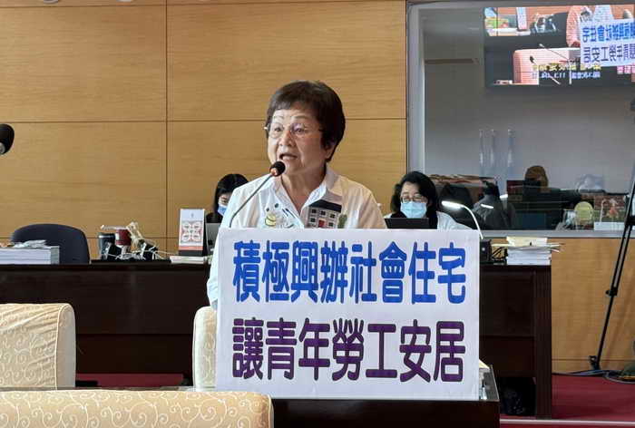 市議員張瀞分關切台中市興辦社會住宅的進度