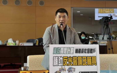 市議員李文傑關切資源回收個體戶的輔導