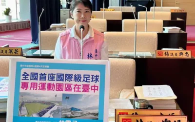 「市議員林霈涵盼推動賽車、足球活動 挹注城市行銷與經濟成長」