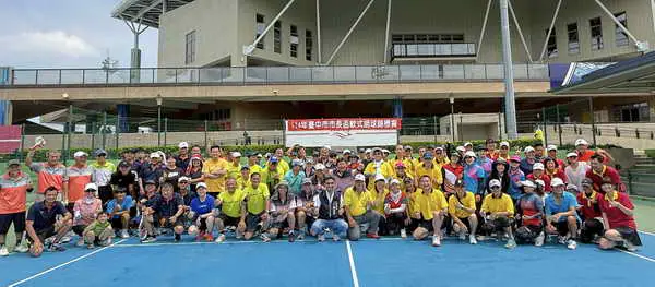 市長盃軟式網球賽台中市國際網球中心盛大開打 運動局長