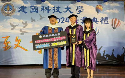 建國科大畢業感恩季 碩班生捐贈35萬元回饋母校栽培