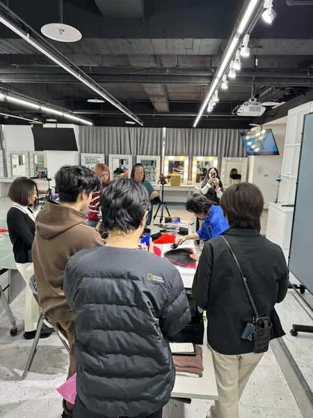 建國科大邀請日本髮妝神人原田忠示範造型課程1