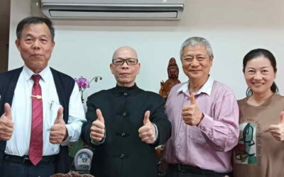 張德欽社長與副社長林大有拜會藝術大師劉仁慈 楊雅如伉儷受到熱烈歡迎招待