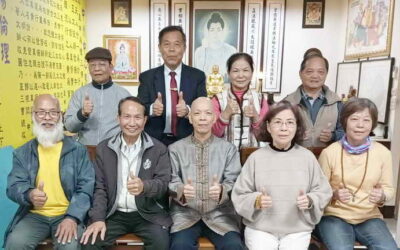 張德欽社長與開元宮宮主清淨師姐 中州收圓天道總壇董事長歐姵彤等人拜會素真人受到熱烈歡迎招待