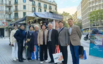 張麗善縣長會晤巴塞隆納僑界代表了解臺僑海外生活及交流分享