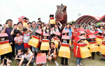 彰化兒童節慶祝活動鹿港體育場登場 2024恐龍嬉遊記-3公尺高的暴龍現身