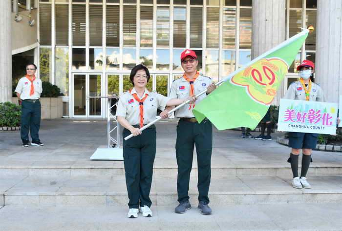 彰化參加全國童軍大露營授旗 童心協力 懷抱國際 邁向永續1