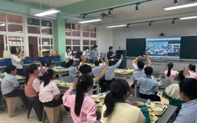 彰化國小營養午餐與日本小學生教育交流 城市共享國際飲食文化健康教育