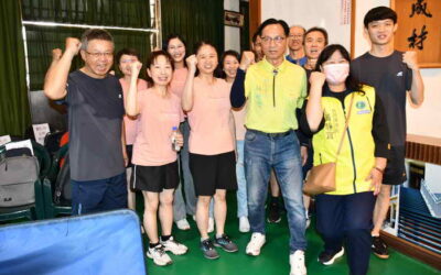 彰化市113年市長盃桌球邀請賽激烈競技