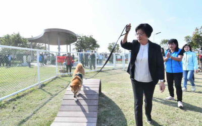 彰化毛小孩有福了! 溪湖中央公園寵物園區正式啟用