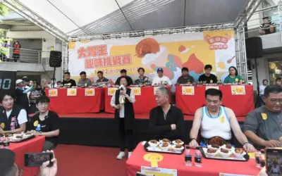 彰化爌肉飯節 大胃王快閃超吸睛 爌肉飯尚蓋好呷 從早到晚都有