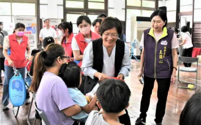 彰化縣中秋節關懷慰問 首次下鄉送愛心到二林