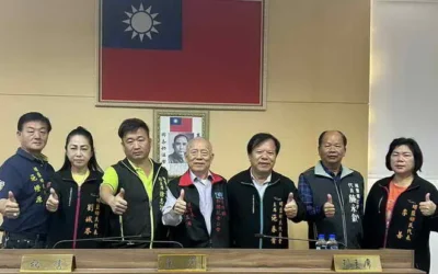 彰化縣新聞記者公會理事長吳三伯與國寶級地理大師賴安全 拜訪埔鹽鄉民代表會 共話地方發展