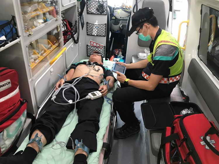 彰化縣消防局到院前12導程心電圖傳輸計畫 再獲