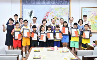 彰化縣長的9位小客人 閱讀線上認證破5000分