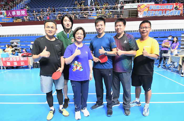 彰化縣長盃公務人員桌球賽即將開賽各單位精英齊聚一堂 展現競技風采1