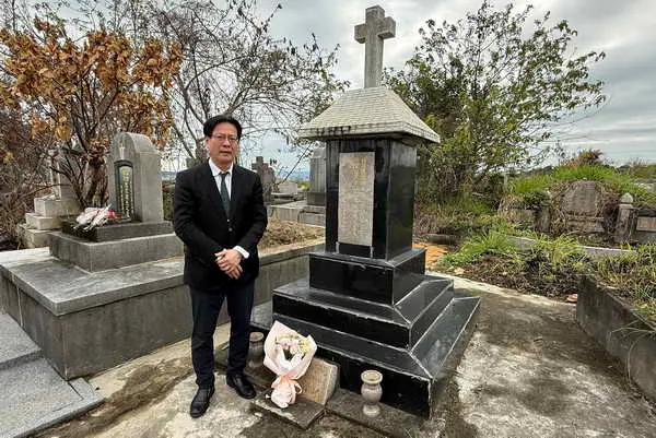 彰基為宣教師掃墓 緬懷先人佳美腳蹤 1