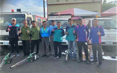彰縣清潔隊整裝前進雲林 支援古坑鄉登革熱大消毒