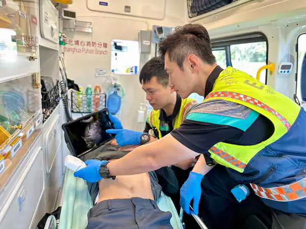 彰縣首例院前超音波 成功搶救車禍內出血傷患