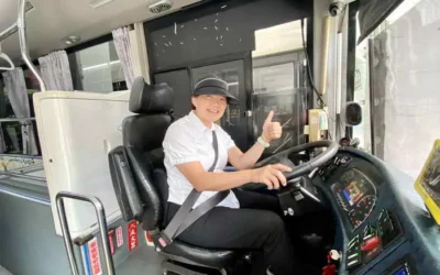 從拿鍋鏟到握方向盤 中市女公車駕駛:不要小看自己
