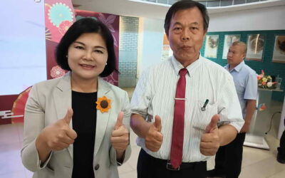 德國經濟辦事處拜會邀請雲林縣政府參與德國企業活動在雲林竹杖健走 縣長張麗善樂意配合為雲林鄉親健康加油