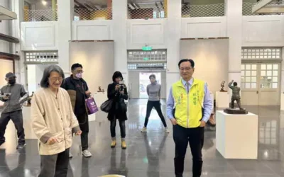 「愛在起飛」雕塑創作展 彰化藝術館開展 市長邀市民共享藝術饗宴