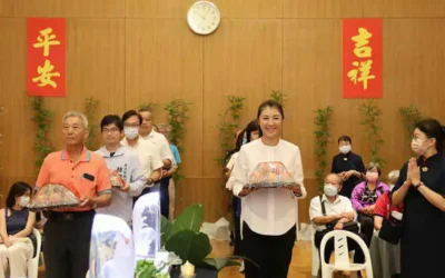 慈濟吉祥月祈福.大自在王佛禪寺中元普度 許淑華縣長先後出席獻供頂禮