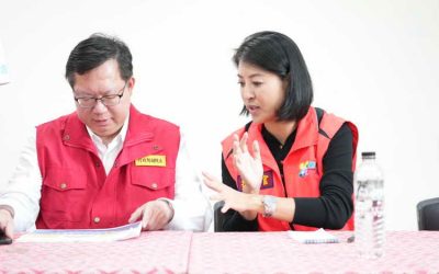 挺進仁愛重災區 許縣長面陳中央專案協助救災重建 獲鄭副院長正面回應
