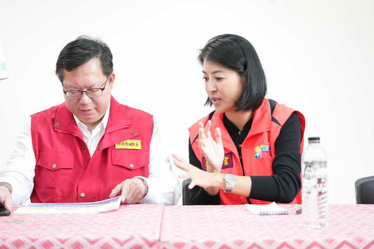 挺進仁愛重災區 許縣長面陳中央專案協助救災重建 獲鄭副院長正面回應1