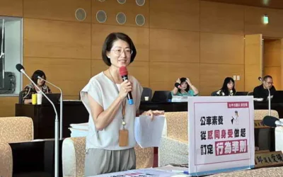 提升公車駕駛素養 台中市議員邱愛珊籲借鑒日德經驗