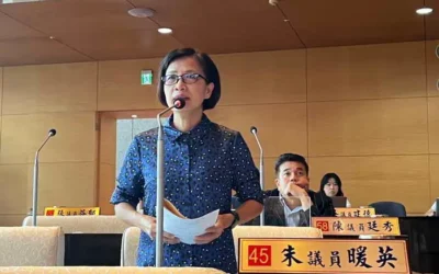 「敬佩盧秀燕城市出訪精神 但出訪次數應再加強 朱暖英:把台中帶進國際 幫助台中走向世界」