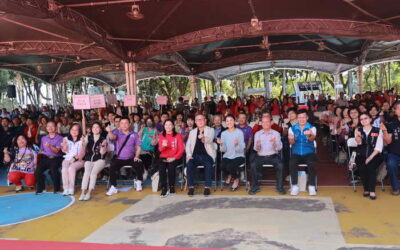 敲響百年校鐘 投市西嶺國小師生歡慶創校百年