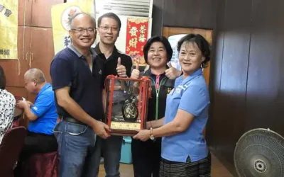 旭日東昇2024雲林縣莿桐鄉體育會理事長林福地接任、總幹事曁雲林縣田徑委員會總幹事交接典禮場面熱絡溫馨