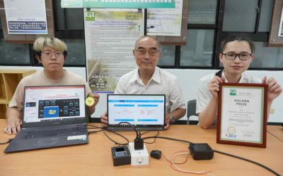 智慧監測電力 盤查碳足跡 綠點子國際發明賽 大葉大學資工系勇奪金牌