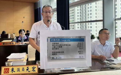 朱元宏議員質詢台中市都市發展局社會住宅分配機制漏洞