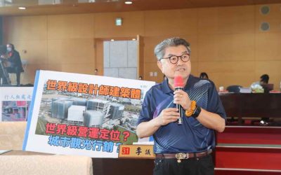 李中議員建議市政府應從城市行銷的角度來思考美術館的定位