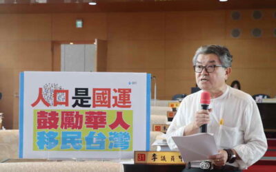 李中議員指人口即國運