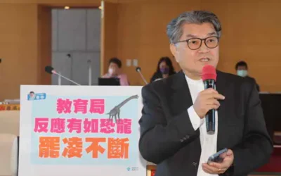 李中議員總質詢指霸凌事件層出不窮 教育局反應似恐龍