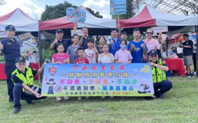 林內謝水節感恩音樂會活動熱鬧登場 斗六警到場宣導交安
