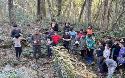 林業保育署南投分署同仁與久美國民小學師生 重返良久社文化尋根