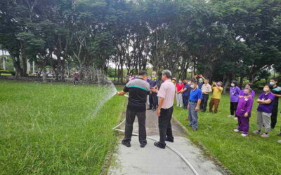 為提升榮家防災意識 中彰榮家辦理自衛消防編組演練