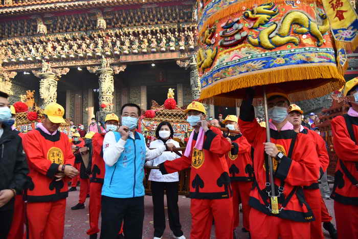 無形文化資產五股開臺尊王過爐隆重登場 循古禮烏紅帽唱班呼請啟駕1