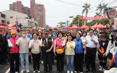 白沙屯媽祖 山邊媽祖鑾駕抵達北港朝天宮 縣長張麗善祈求媽祖庇佑世界和平 臺灣平安 百姓安居樂業