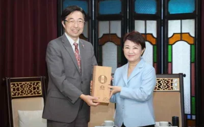 日本熊本縣知事木村敬首訪中市府 盧市長：盼深化半導體與各領域交流、共創雙贏