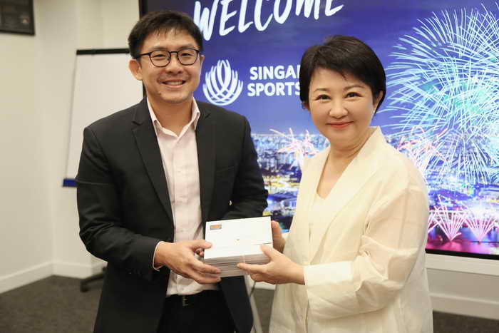 盧市長拜會新加坡體育局取經 盼創台中巨蛋1